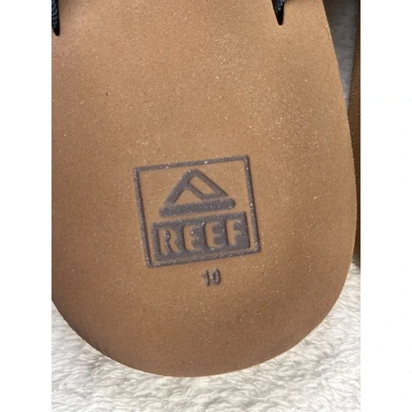 Reef Flip Flops Womens Size 10 Brown Cushioned Sandals Beach Summer Thong - Picture 3 of 6